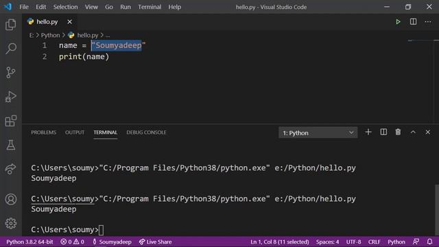 #5 - Variables in Python | Python Tutorial For Absolute beginners 2020 | DeepScript смотреть онлайн