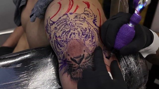 Tattoo Timelapse : Tiger смотреть онлайн