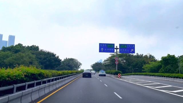 Driving in Shenzhen, China, the modern construction is shocking, from Futian to Nanshan｜4K HDR смотреть онлайн