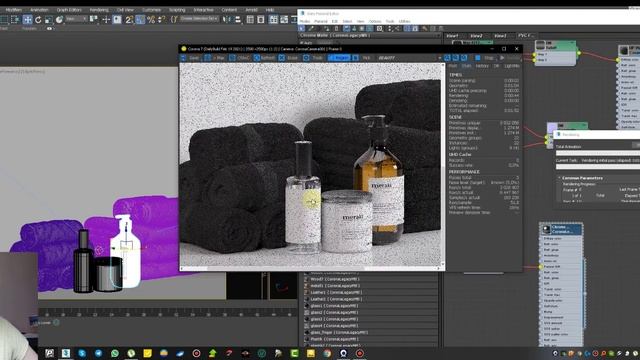 Создание материала полотенца в 3ds Max и Coronarender