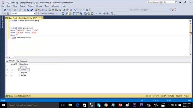 Case Statement in SQL server смотреть онлайн