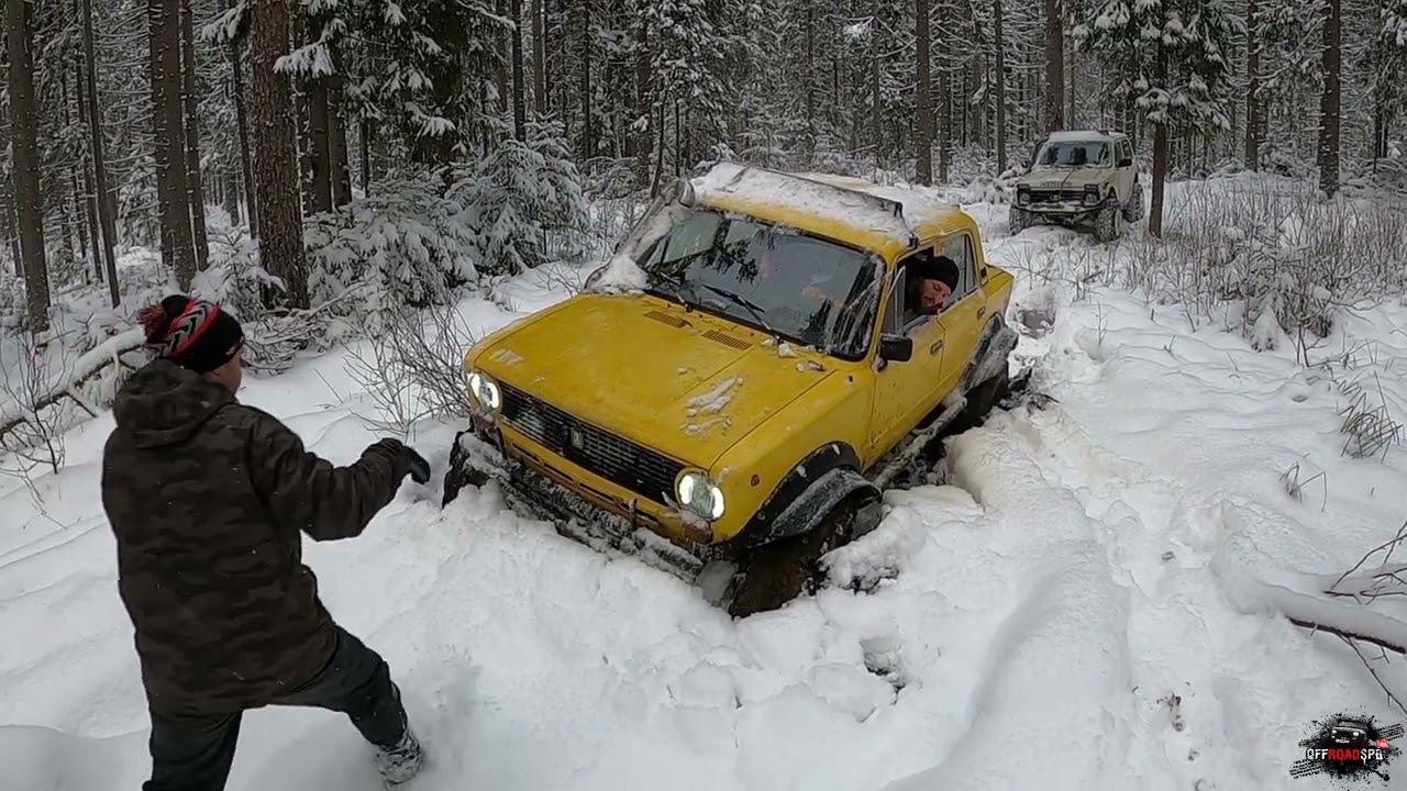 Разведка для стока) очень много снега! Новая конфигурация нивы смотреть онлайн