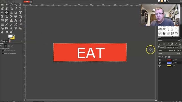 Creating a Simple Animated GIF with GIMP смотреть онлайн