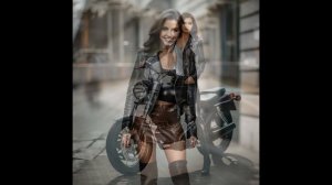 Красивые Девушки ИИ 5 - Создано Нейросетью - Девушки в Коже