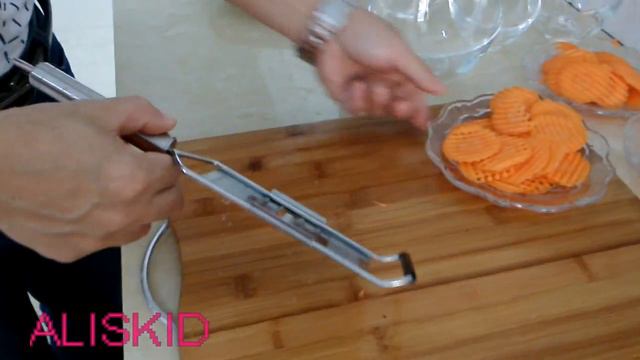 Mandoline Slicer - ALISKID Vegetable Slicer, Vegetable Grater, Shredder, Slicer, Cutter смотреть онлайн