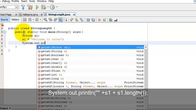 Java Tutorials - Create a program to find out length of String смотреть онлайн