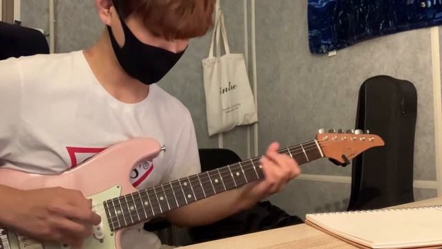 Dave Weckle-Designer stubble Guitar Solo cover (Full solo) смотреть онлайн