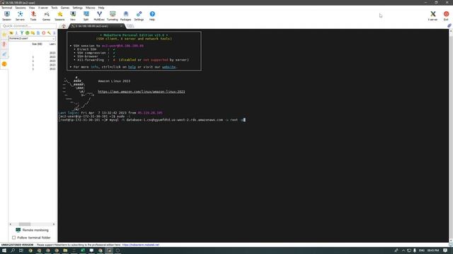 Create- MySQL Database in AWS RDS | How to Connect MYSQL RDS from EC2 Instance in mobaxterm in tami смотреть онлайн