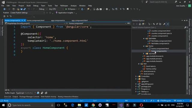 Angular with ASP.NET Core - Creating Angular ASP.NET Core Projects смотреть онлайн