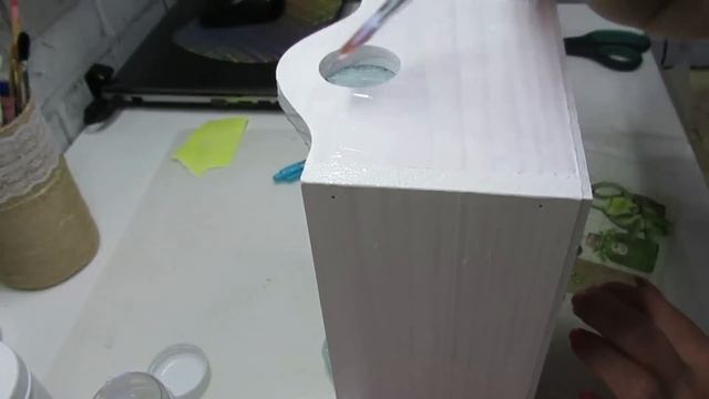 Декупаж салфетками для новичков. Декор ящика | Клеим салфетку без файла! МК Ирины Корнеевой. смотреть онлайн