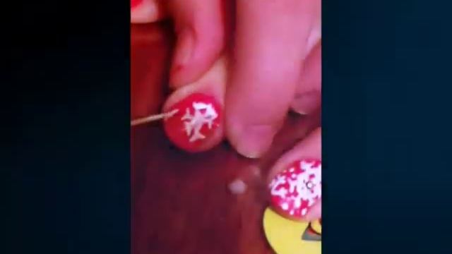 Новогодний маникюр снежинки смотреть онлайн