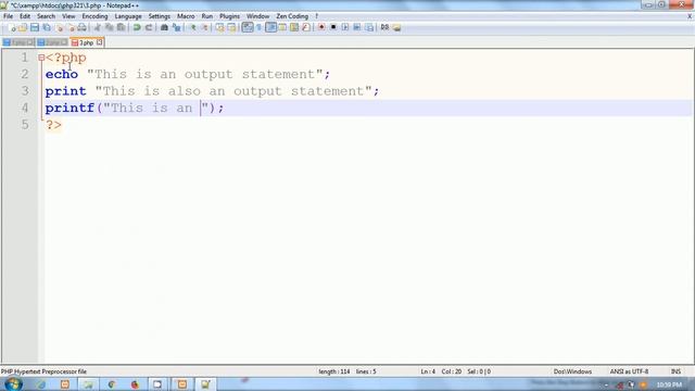 PHP #4 | Output Statements | Hindi | By Pankaj Panjwani смотреть онлайн