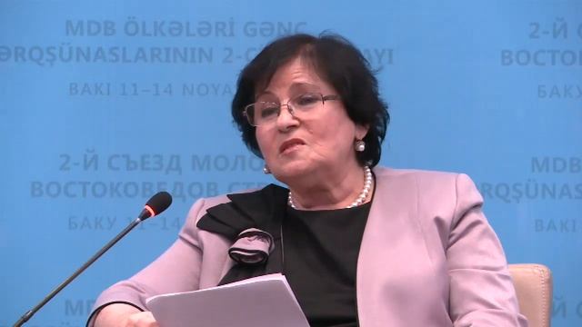 MDB ölkələri gənc şərqşünaslarının II qurultayı - 12 noyabr 2013 смотреть онлайн