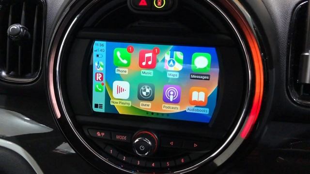 MINI COOPER S COUNTRYMAN F60 ADDING APPLE CARPLAY, REVERSE CAM, GNET DASH CAM - PHACE INSTALLATIONS смотреть онлайн