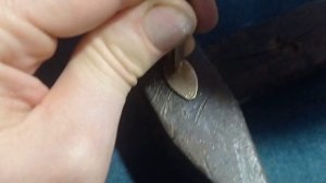 Блесна КОПЕЙКА - Окунёвая воровка. Блесна - вертушка из монеты.