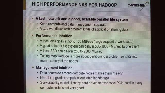 High Performance NAS for Hadoop. Dr Brent Welch, Panasas CTO, 27 Nov. 2012 смотреть онлайн