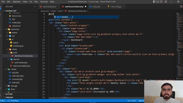 (05) Bootstrap Dashboard in Laravel with Vite | Compile Theme Assets in Laravel with Vite смотреть онлайн