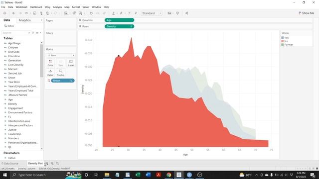 Density Plot, Scatter Plot, and Bar Chart in Tableau смотреть онлайн