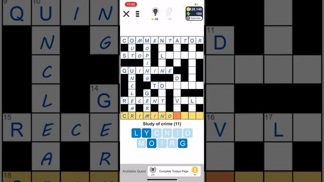 Daily Crossword 06/18/2020 смотреть онлайн