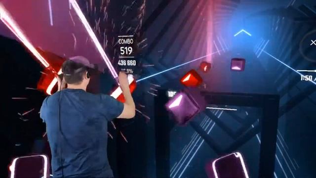 Beat Saber || Git Up || Mixed Reality смотреть онлайн