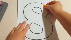 Учимся лепить Цифра восемь из пластилина Подарок своими руками на восьмое марта Маме Поделки в сади