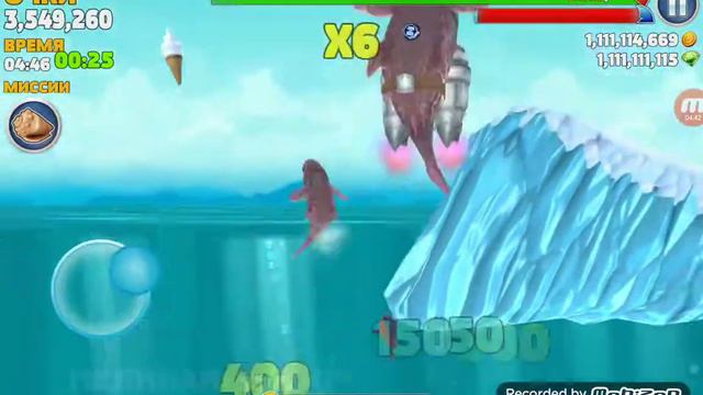 Играю за большого папочку в HANGRY SHARK смотреть онлайн