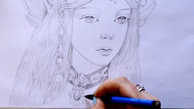 ⌚Рисую☺ эльфа-ангела?/Video#10 смотреть онлайн