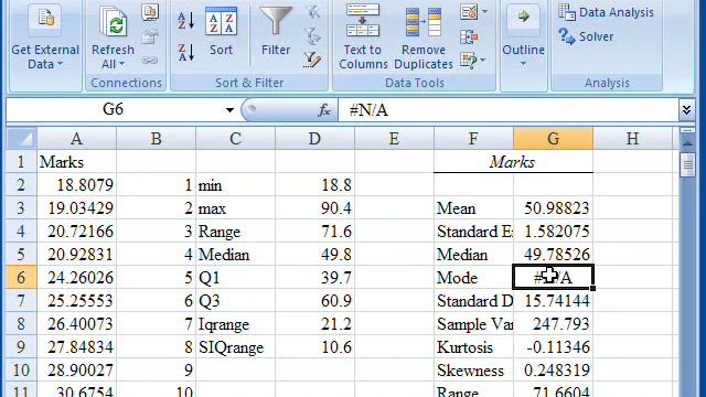 Descriptive statistics in Excel 2007 смотреть онлайн