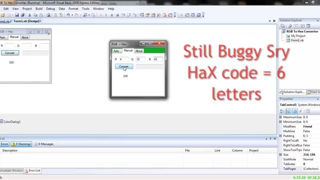RGB To HEX converter by Slo_Runner [Beta] смотреть онлайн
