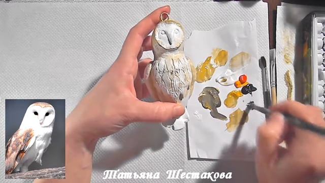 Мастер-класс по росписи елочной игрушки совы смотреть онлайн