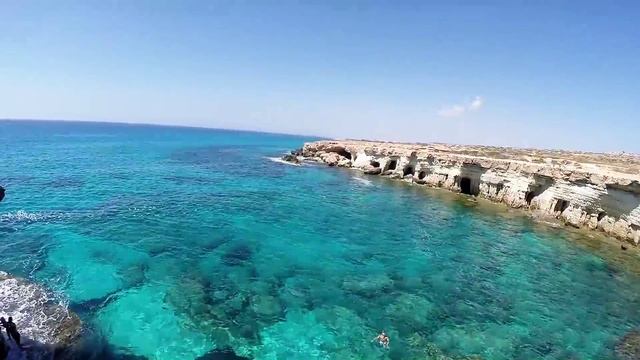 Cyprus Kavo Greko / Cape Greco 2014 Cave Jumping GoPro HD смотреть онлайн