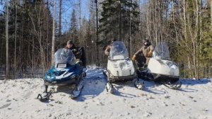 Русские снегоходы.