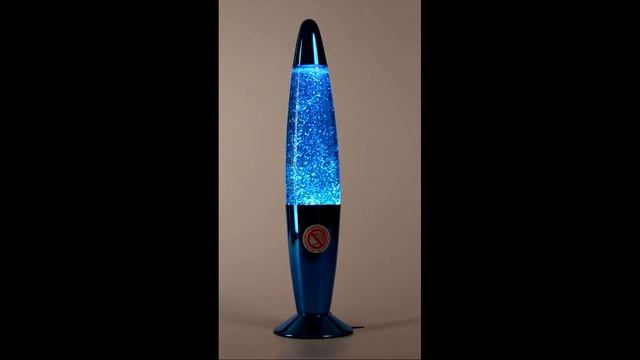 Лава-лампа 34 см синие блёстки/СХ смотреть онлайн