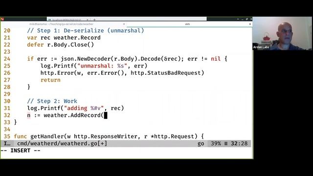 Practical Serialization In Go: HTTP Handler with JSON data смотреть онлайн