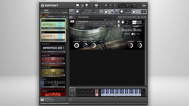 Singing Bowl - Kontakt library demo смотреть онлайн
