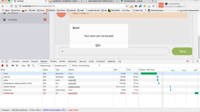 lesson 25 real time chat app laravel vuejs pusher show message 1 смотреть онлайн