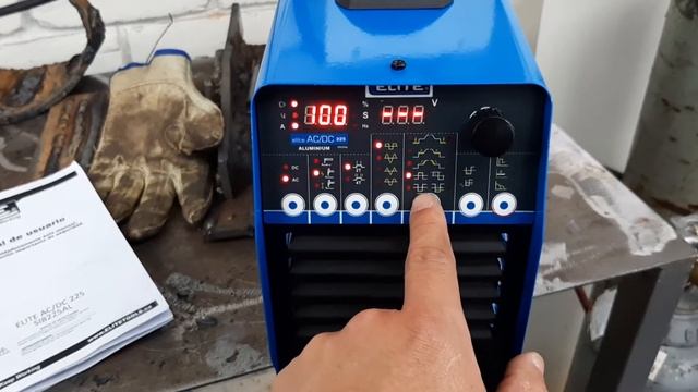 ELITE AC/DC 225 PARA ALUMINO EN PROCESO TIG смотреть онлайн