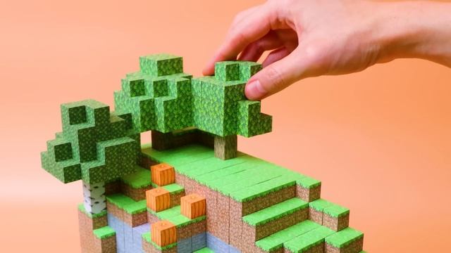 Magnetic Papercraft / Minecraft Village смотреть онлайн