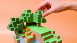Magnetic Papercraft / Minecraft Village