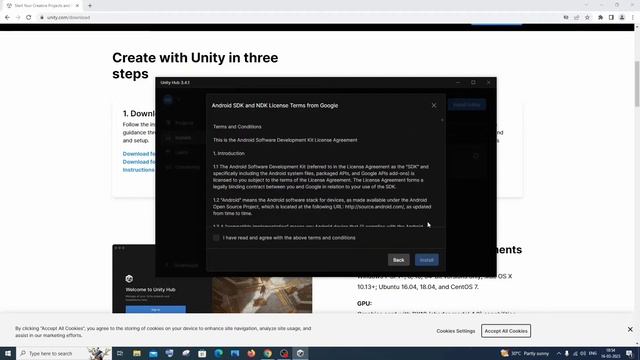 How to download and install Unity in Windows 10 using Unity Hub tutorial in 2023 смотреть онлайн