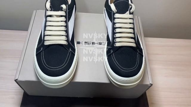 Rick Owens Vans Black