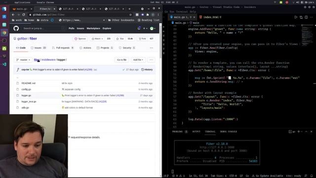 golang fiber смотреть онлайн