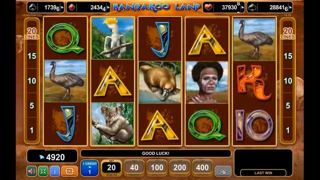 Как играть в игровой автомат Kangaroo Land. Обучающее видео. смотреть онлайн