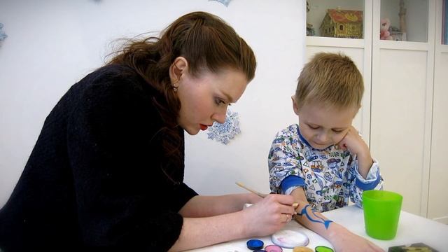 Детский аквагрим в "Happy Way" смотреть онлайн