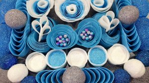 ASMR SOAP l Pale Blue soap set l No talking. 4k