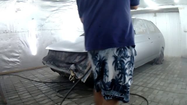 Покраска ваз 211210, по итогу жарю шашлыки. смотреть онлайн