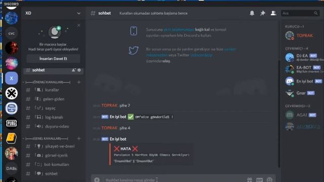 Random Şifre Üretici | Discord Bot Maker смотреть онлайн