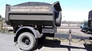 Зил с прицепом .