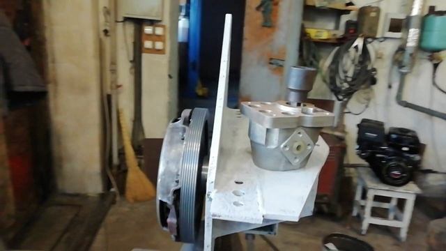 Изготовление ПЕРЕХОДНОЙ ПЛИТЫ между ДВС и КПП. Изготовление ШКИВА для ДВС | МИНИПОГРУЗЧИК смотреть онлайн