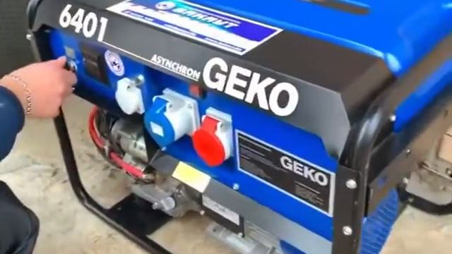 Доставили клиенту и произвели пуско-наладку бензинового генератора GEKO 6401 ED-AA/НHВА